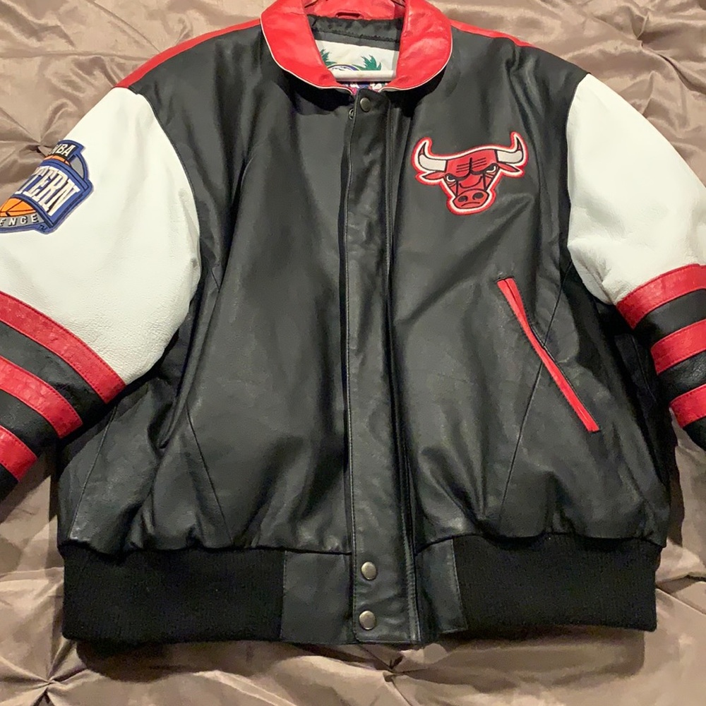 Jeff Hamilton Faux Leather XL Red BLK White